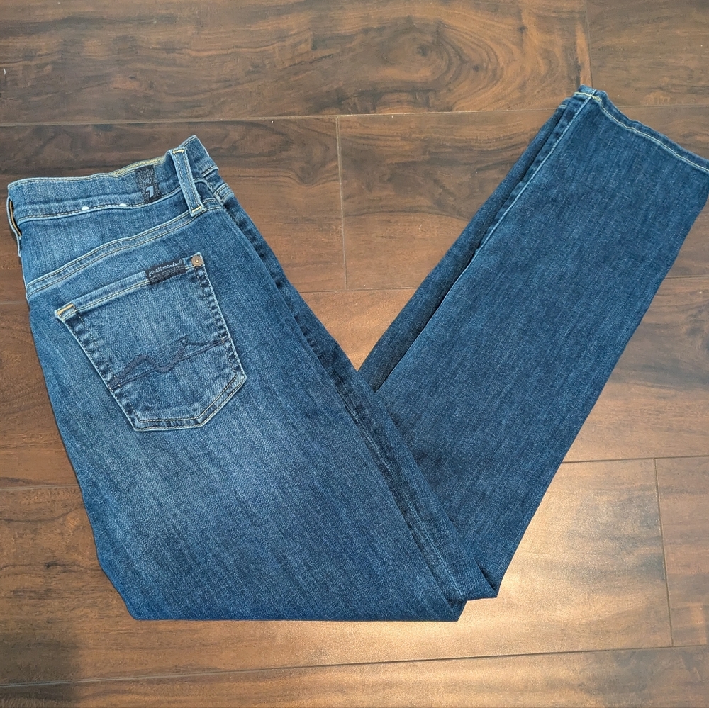 7 For All Mankind Josefina Skinny Boyfriend Jeans